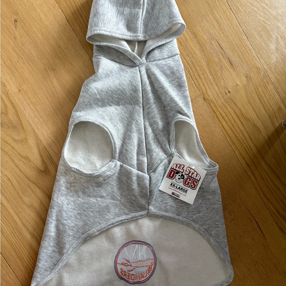Gray Dog Hoodie